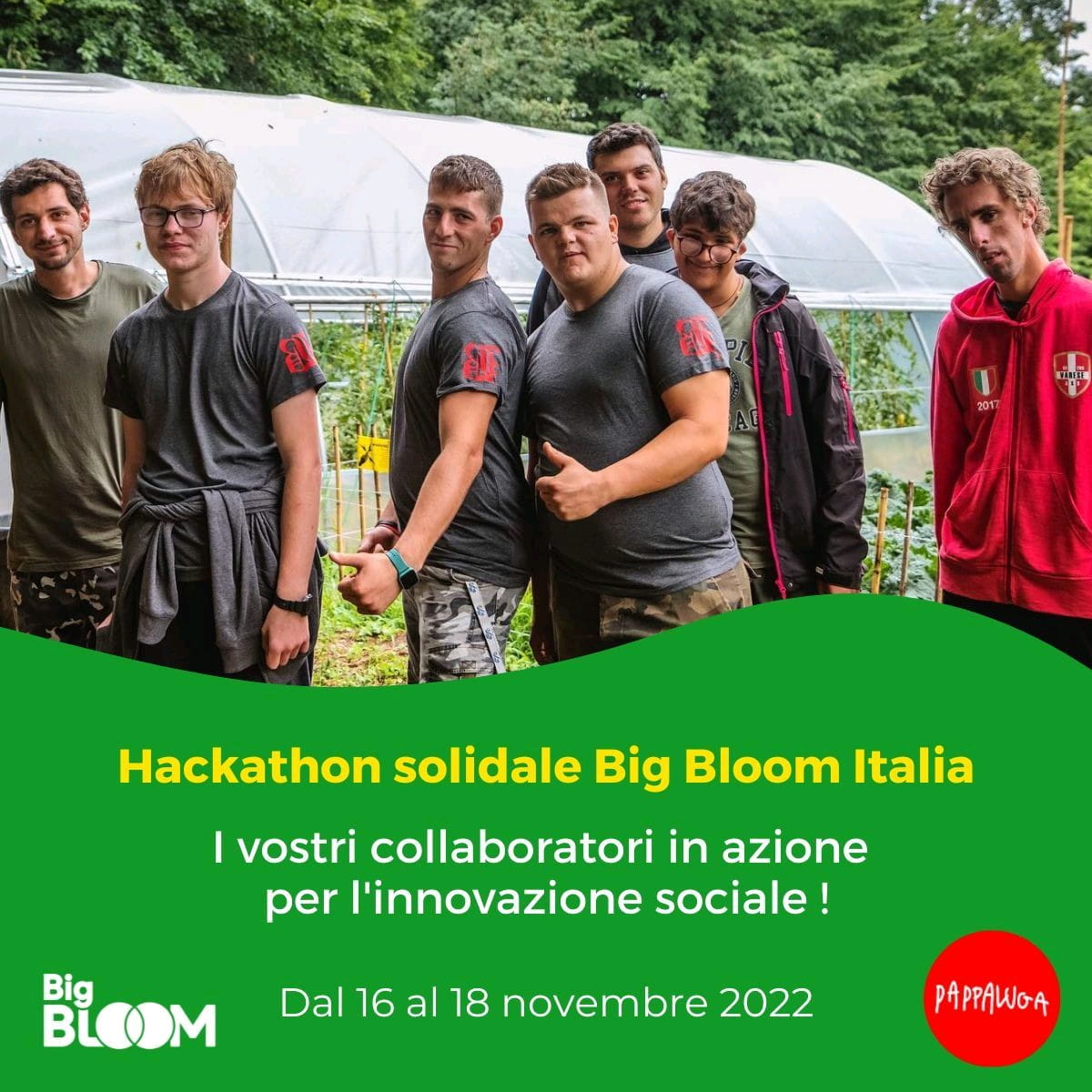 hackathon big bloom italia dsv rsc
